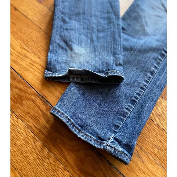 LEVI'S 'Perfect Waist 525 Straight Leg' Distressed Jeans sz W29 x L30 - Picture 6 of 13